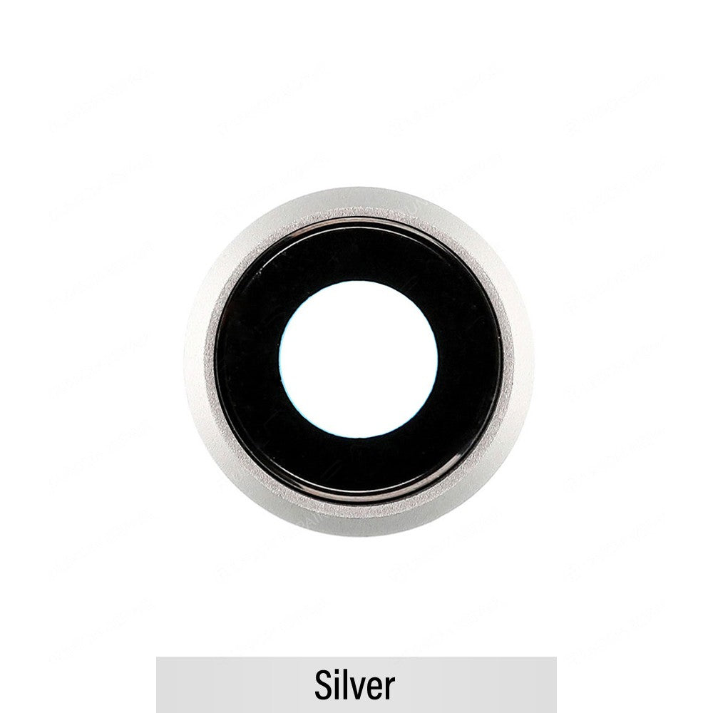 Rear Camera Lens with Bezel for iPhone 8 / SE 2020 / SE 2022-Silver Rear Camera Lens with Bezel for iPhone 8 / SE 2020 / SE 2022-Silver
